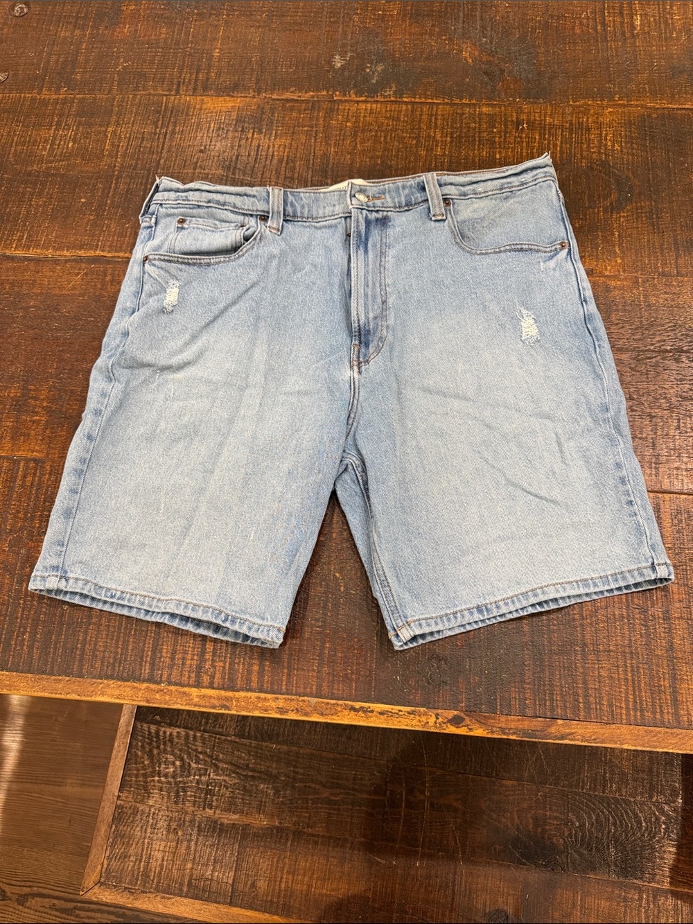 Hollister Light Blue Denim Jean Shorts